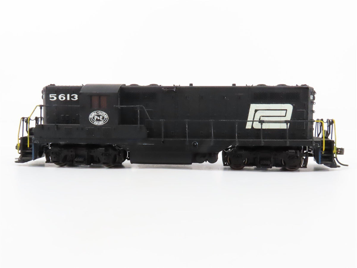 HO KATO PC P&amp;E Peoria &amp; Eastern EMD GP7 Diesel #5613 w/ DCC - Custom