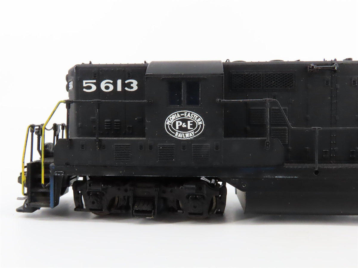 HO KATO PC P&amp;E Peoria &amp; Eastern EMD GP7 Diesel #5613 w/ DCC - Custom