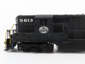 HO KATO PC P&E Peoria & Eastern EMD GP7 Diesel #5613 w/ DCC - Custom