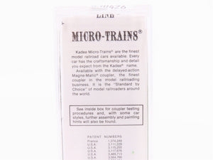 N Scale Kadee Micro-Trains MTL 24040 BN Burlington Northern 40' Box Car #161837