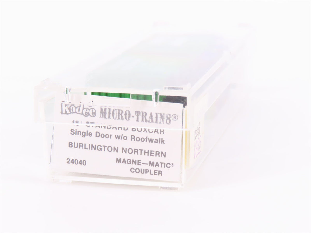 N Scale Kadee Micro-Trains MTL 24040 BN Burlington Northern 40&#39; Box Car #161837