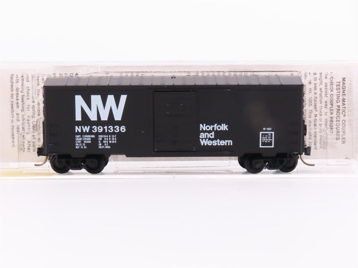 N Scale Kadee Micro-Trains MTL 24030 NW Norfolk &amp; Western 40&#39; Box Car #391336