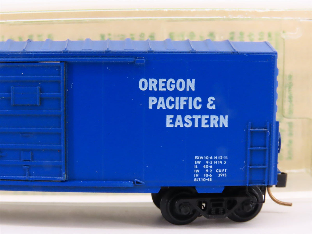 N Kadee Micro-Trains MTL 24384 OP&amp;E Railroad 40&#39; Box Car #1034 - Blue Label