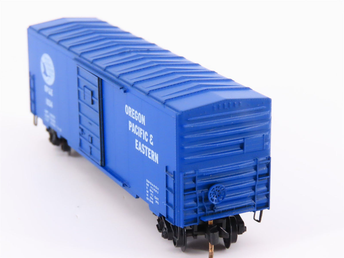 N Kadee Micro-Trains MTL 24384 OP&amp;E Railroad 40&#39; Box Car #1034 - Blue Label