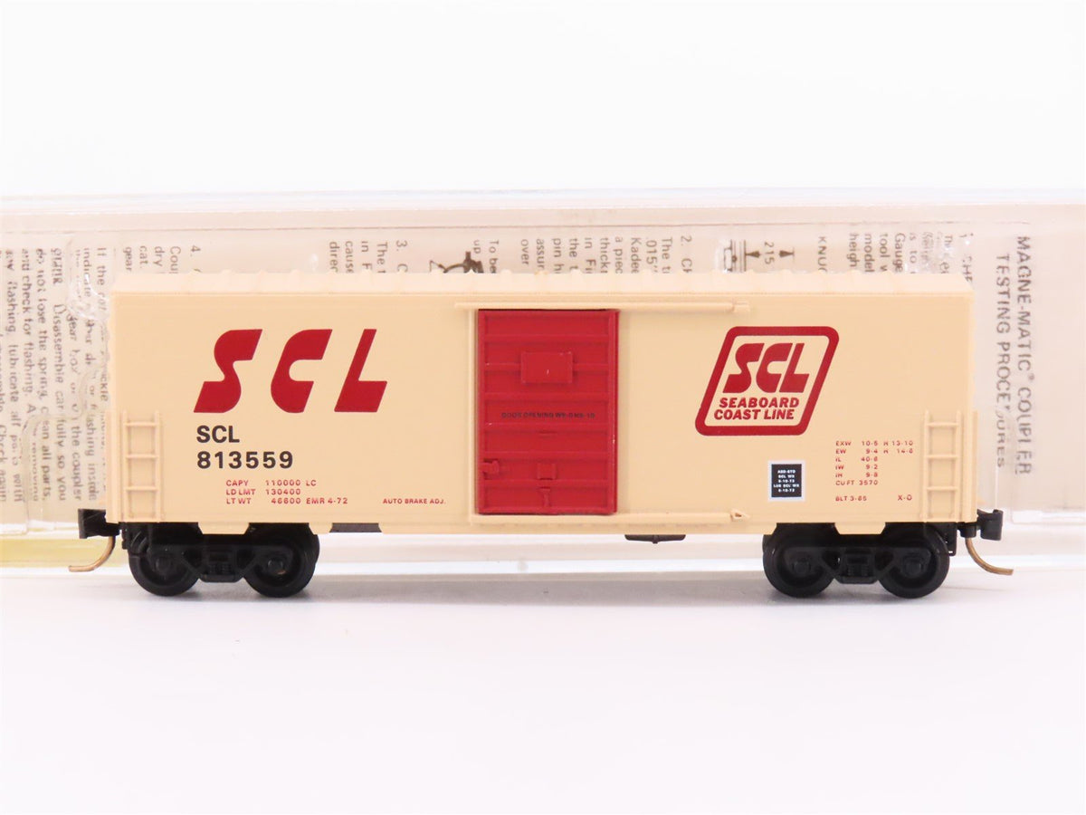 N Scale Kadee Micro-Trains MTL 24160 SCL Seaboard Coast Line 40&#39; Box Car #813559