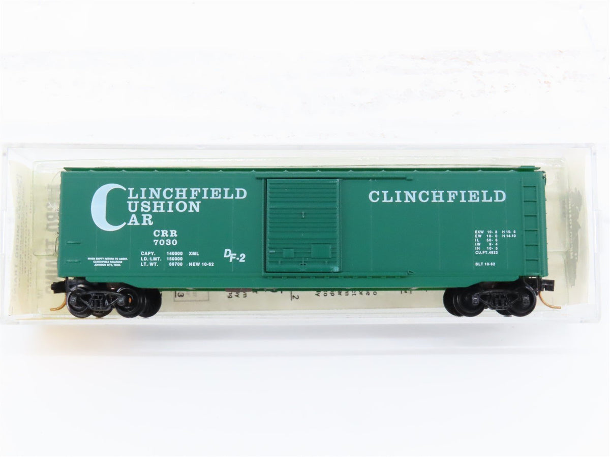 N Scale Kadee Micro-Trains MTL 31090 CRR Clinchfield Railroad 50&#39; Box Car #7030