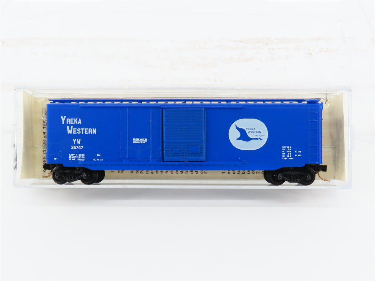 N Scale Kadee Micro-Trains MTL 33040 YW Yreka Western 50&#39; Box Car #35747