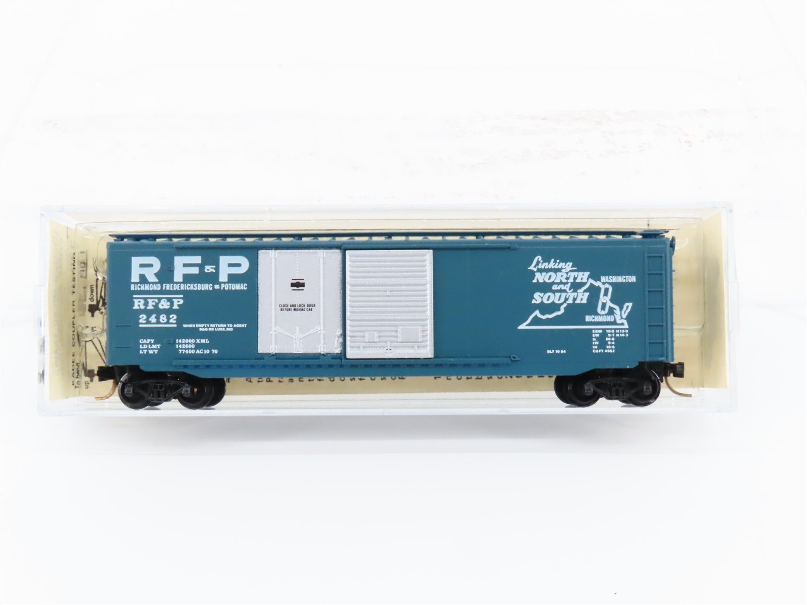 N Scale Kadee Micro-Trains MTL 33020 RF&P Railroad 50' Box Car #2482