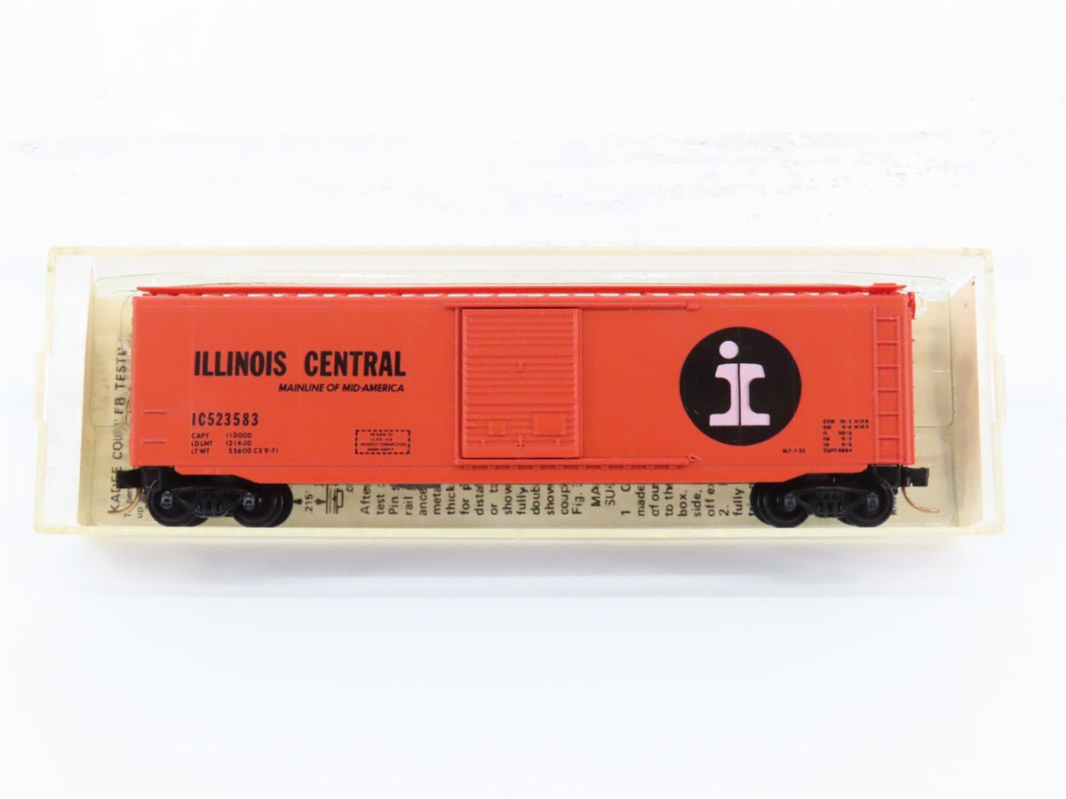 N Scale Kadee Micro-Trains MTL 31030 IC Illinois Central 50&#39; Box Car #523583