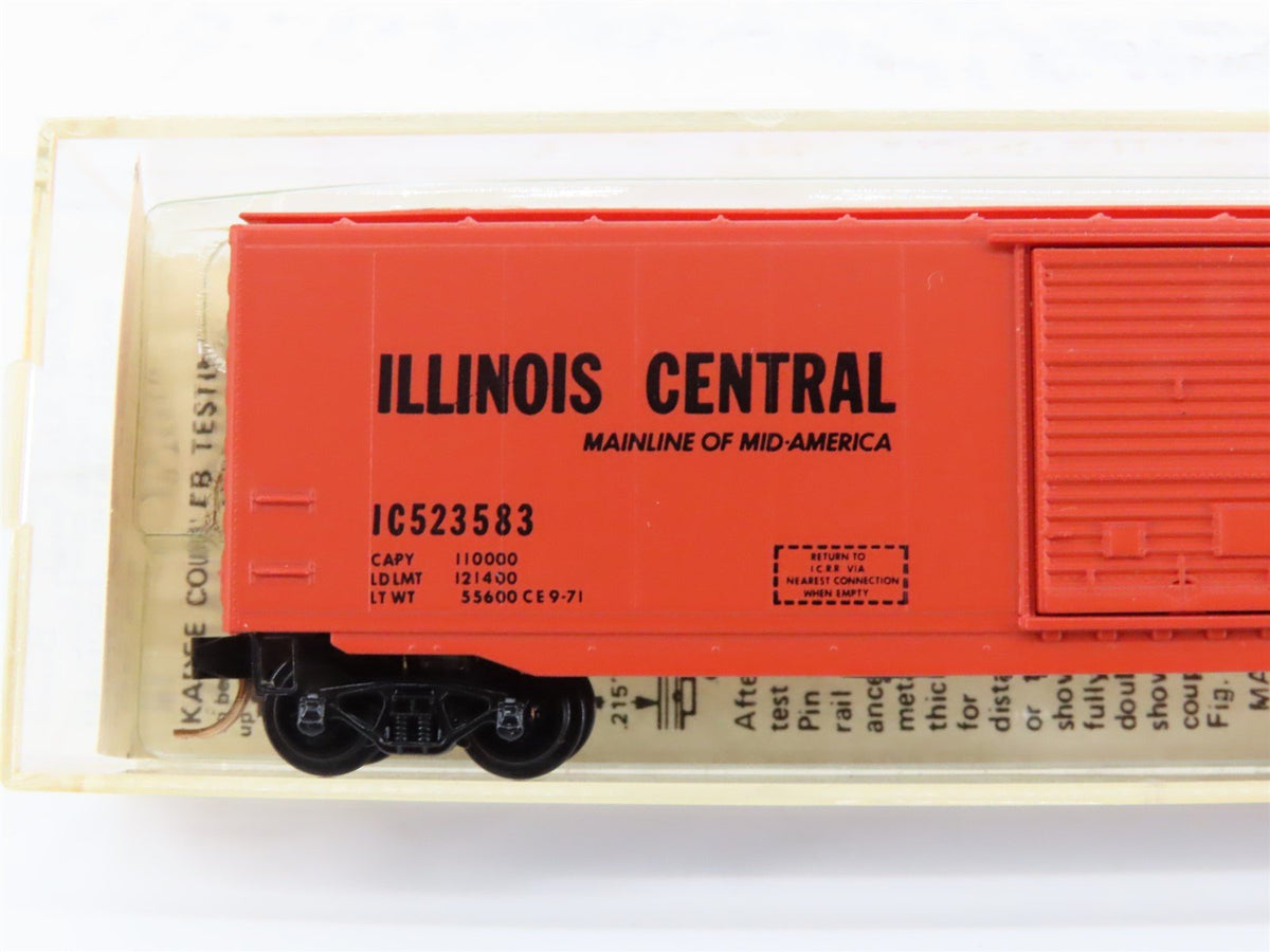 N Scale Kadee Micro-Trains MTL 31030 IC Illinois Central 50&#39; Box Car #523583