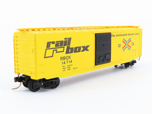 N Scale Kadee Micro-Trains MTL 31021 RBOX Railbox 50' Single Door Box Car #14714