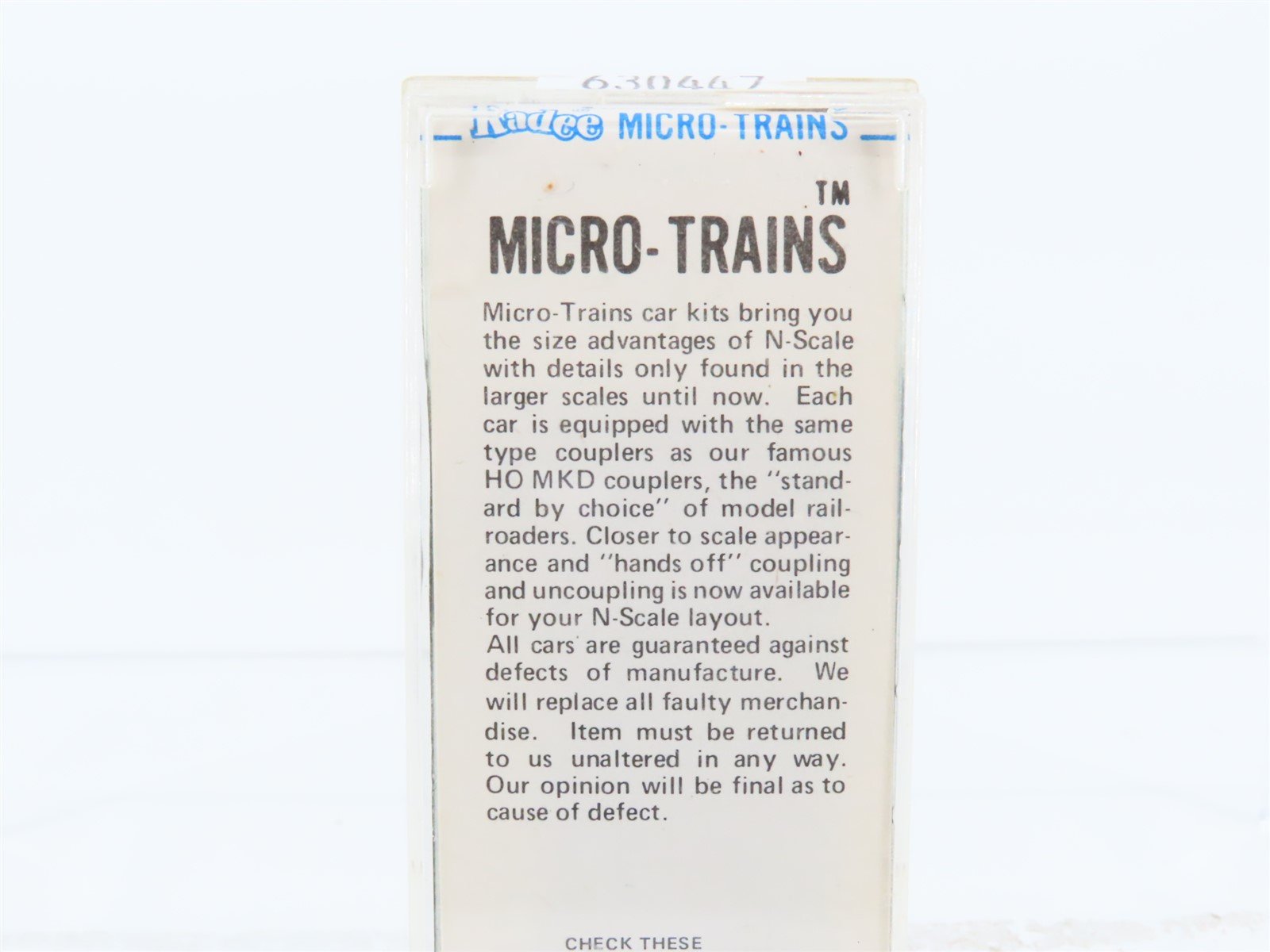 N Scale Kadee Micro-Trains MTL 24314 LNAC Railroad 40' Box Car #144 - Blue Label