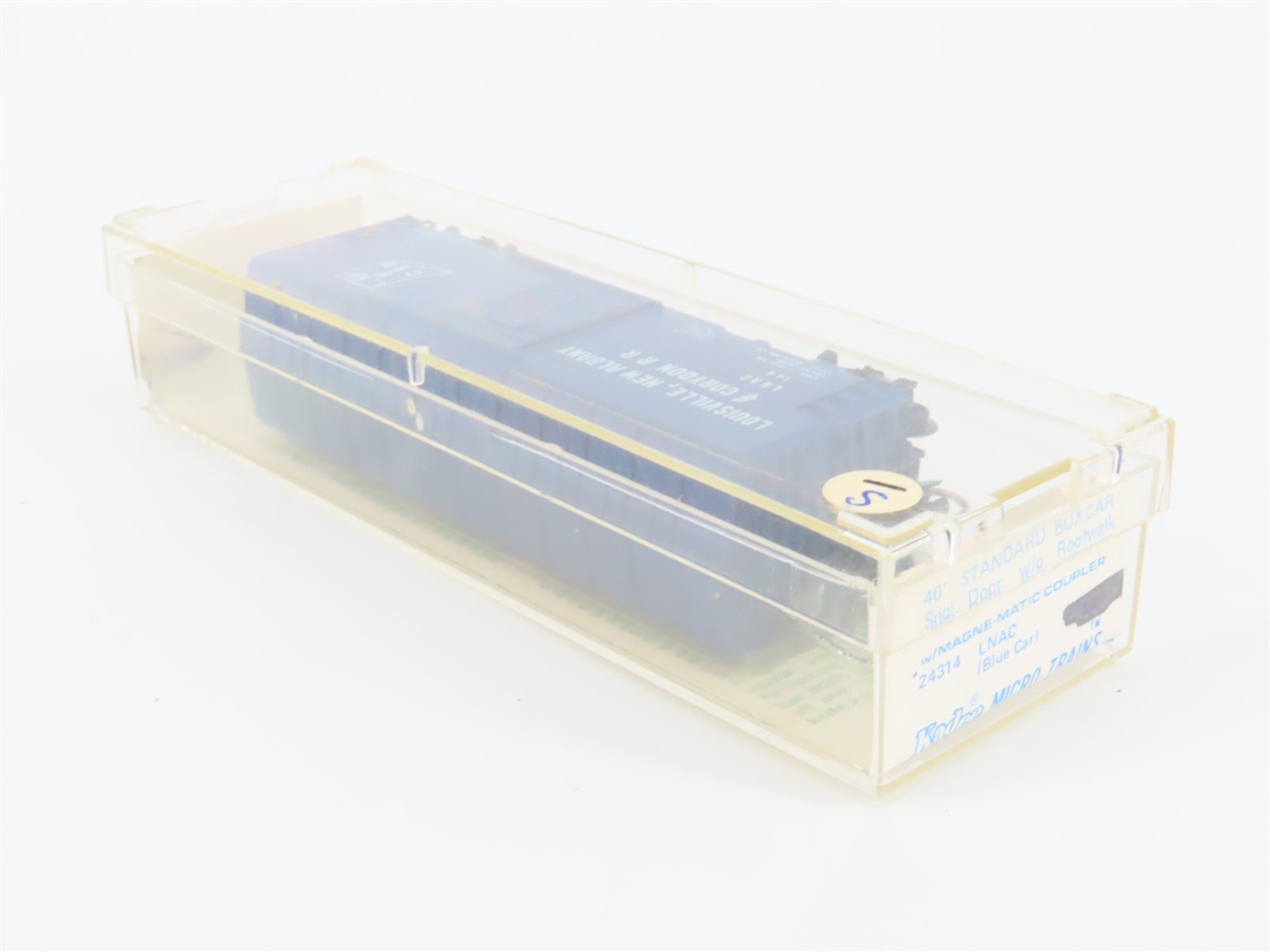N Scale Kadee Micro-Trains MTL 24314 LNAC Railroad 40' Box Car #144 - Blue Label
