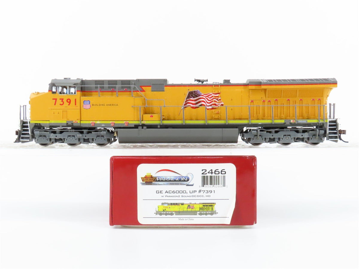 HO Broadway Limited BLI 2466 UP Railway AC6000CW Diesel #7391 w/DCC &amp; Sound