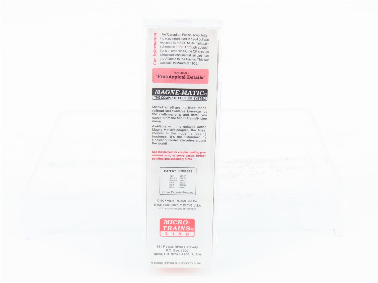 N Scale Micro-Trains MTL 32170 CP 