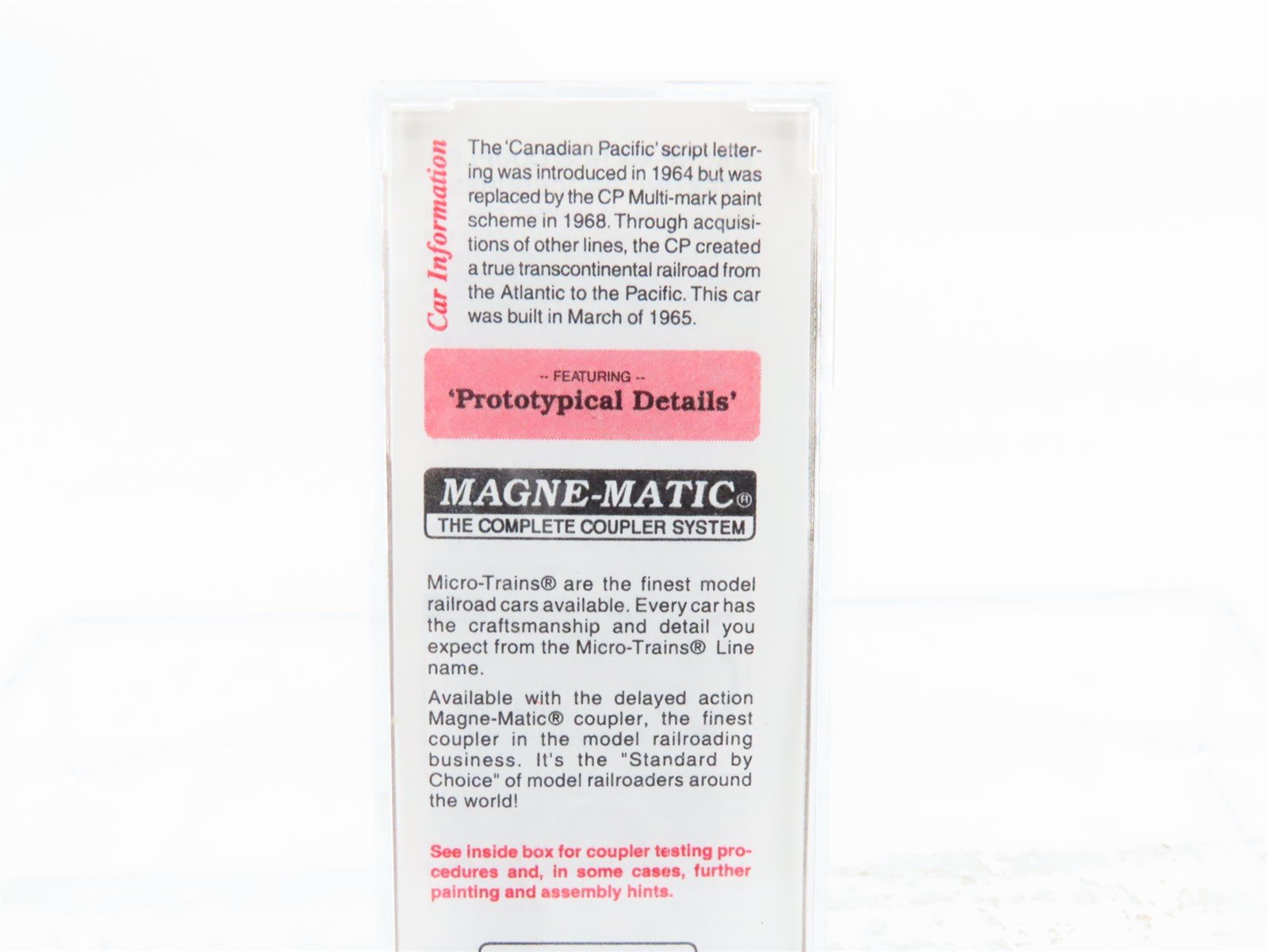 N Scale Micro-Trains MTL 32170 CP 