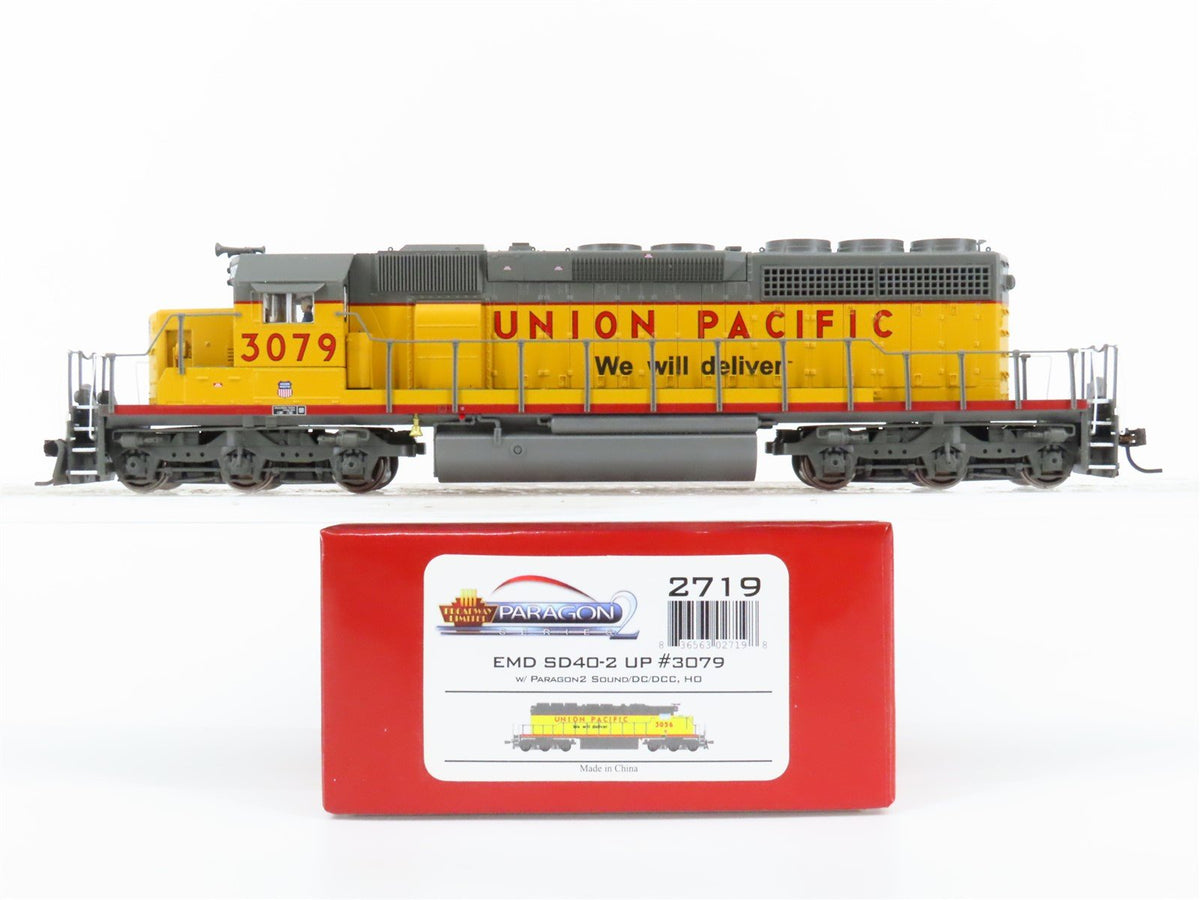 HO Broadway Limited BLI 2719 UP Railway SD40-2 Diesel Loco #3079 w/DCC &amp; Sound