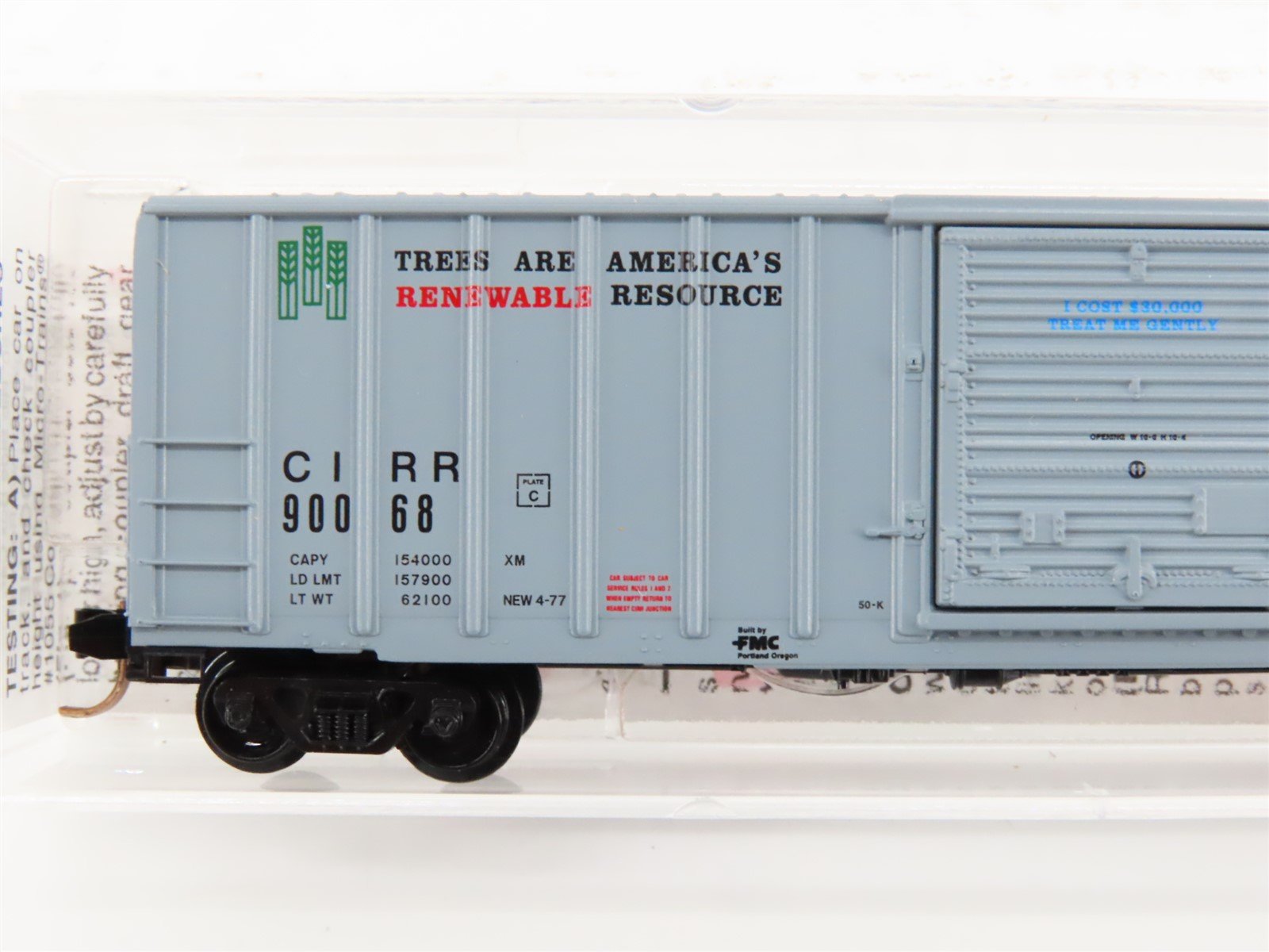 N Scale Micro-Trains MTL 25040 CIRR Chattahoochee Railroad 50' Box Car #90068
