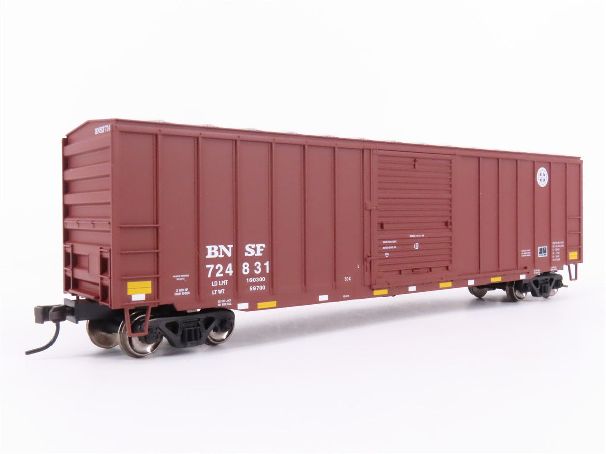 HO Scale Atlas Trainman 20000395 BNSF Railway 50&#39;6&quot; Single-Door Box Car #724831