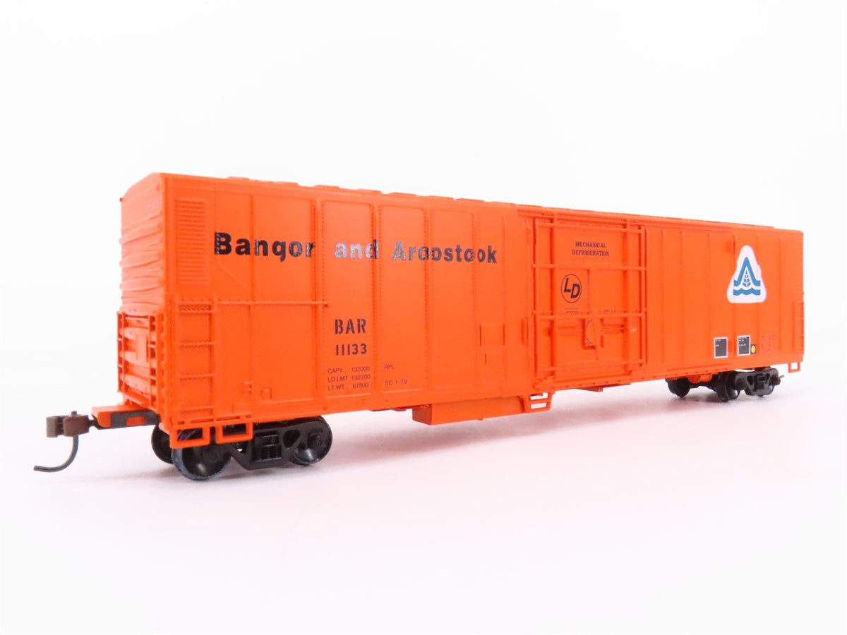 HO Scale Athearn 7102 BAR Bangor &amp; Aroostook 57&#39; Mech Reefer #11133