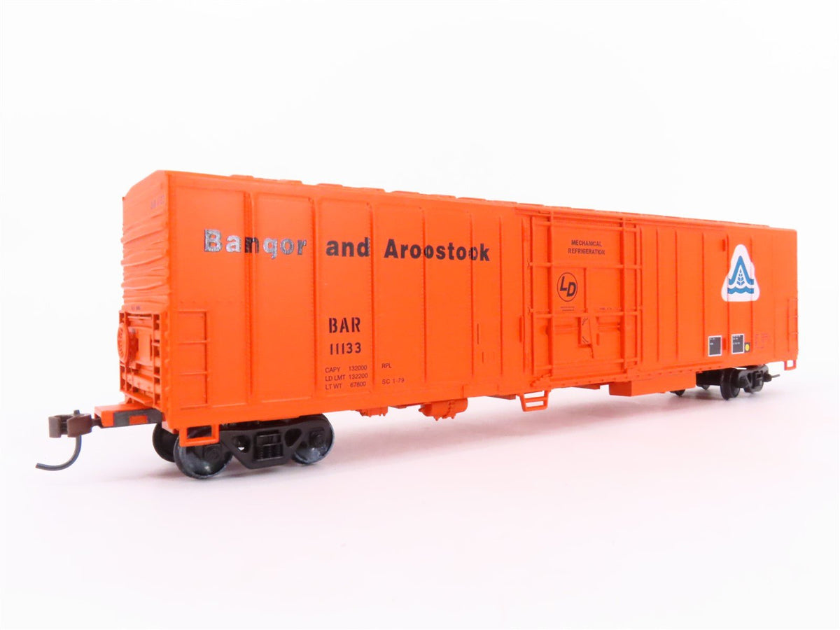 HO Scale Athearn 7102 BAR Bangor &amp; Aroostook 57&#39; Mech Reefer #11133