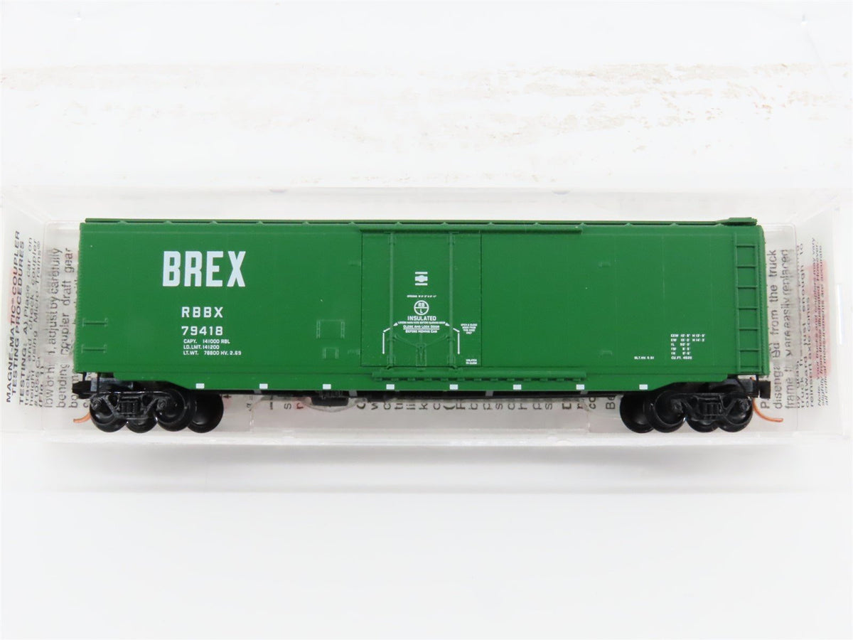 N Micro-Trains MTL 32090 RBBX Burlington Refrigerator Express 50&#39; Box Car #79418