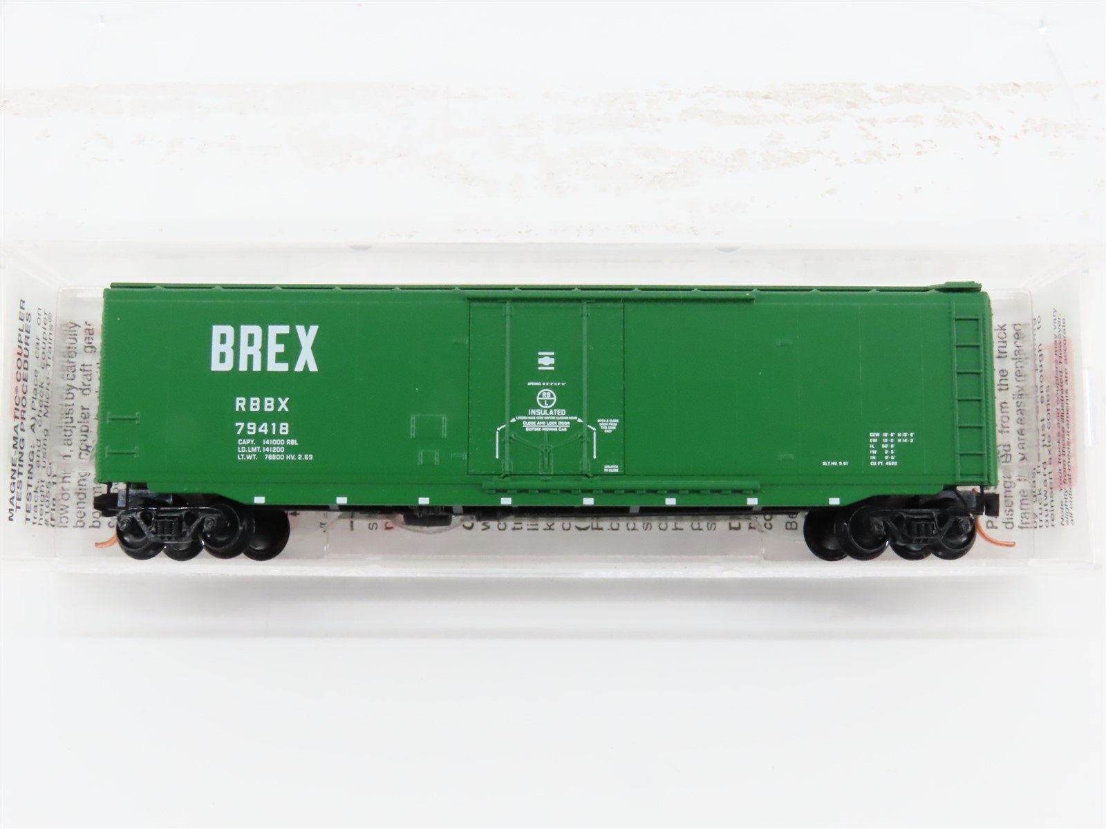 N Micro-Trains MTL 32090 RBBX Burlington Refrigerator Express 50' Box Car #79418