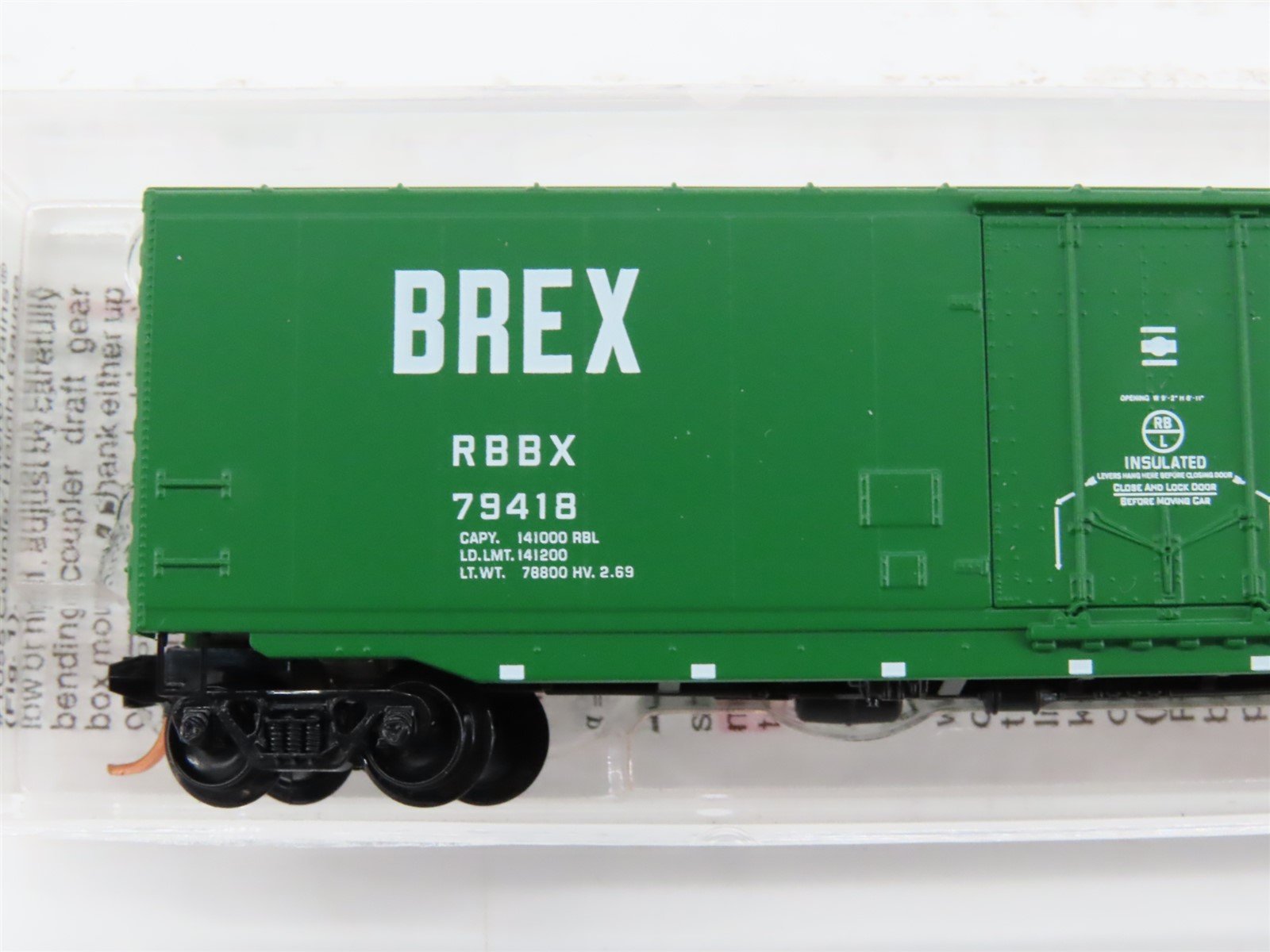 N Micro-Trains MTL 32090 RBBX Burlington Refrigerator Express 50' Box Car #79418