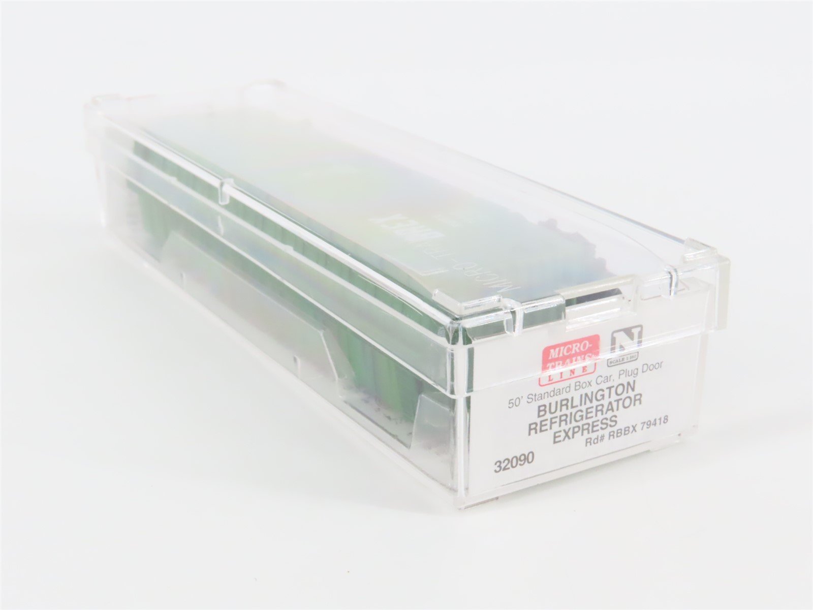 N Micro-Trains MTL 32090 RBBX Burlington Refrigerator Express 50' Box Car #79418