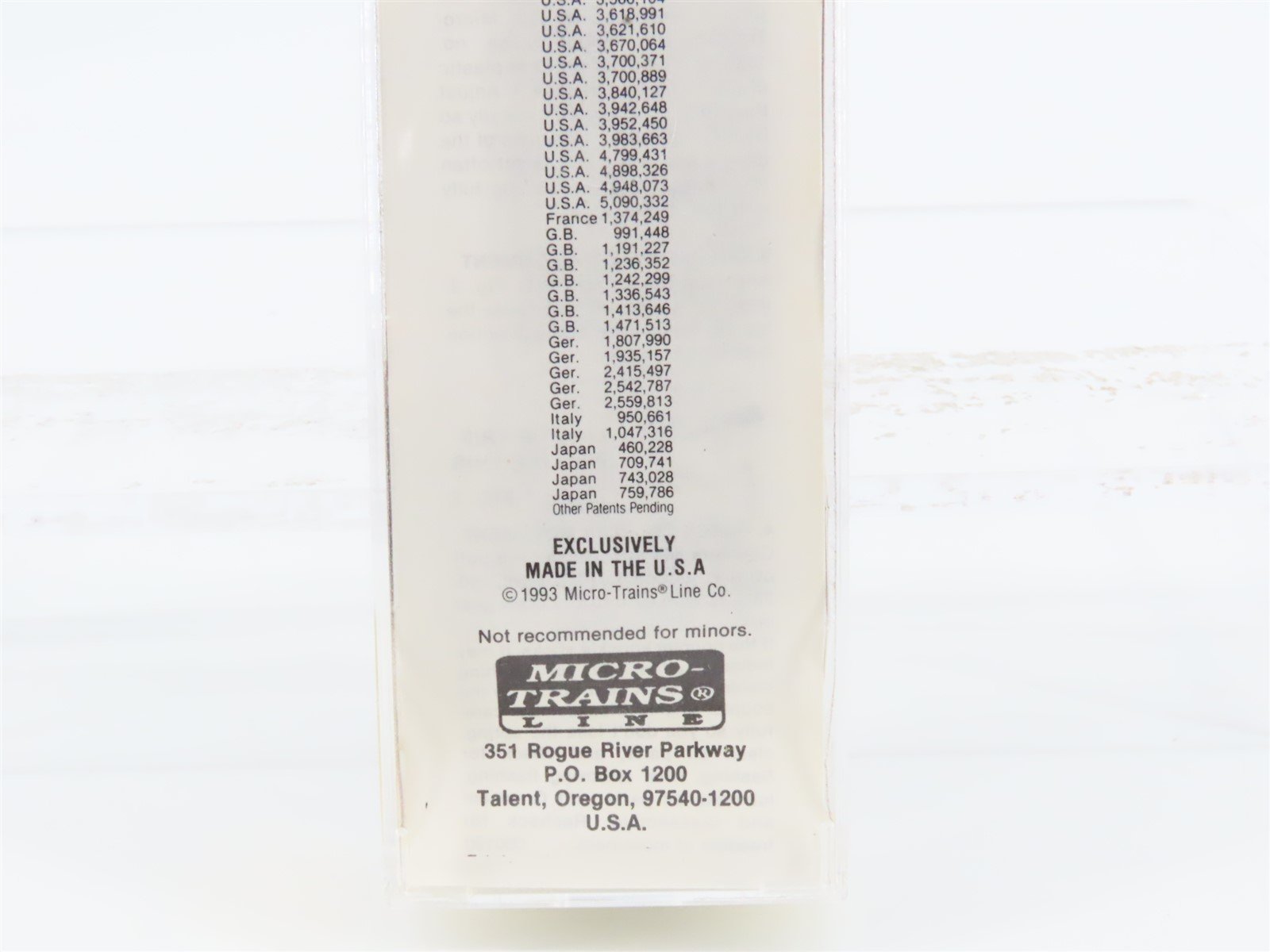 N Scale Micro-Trains MTL 24220 HERB Missouri Pacific Herbie 40' Box Car #1