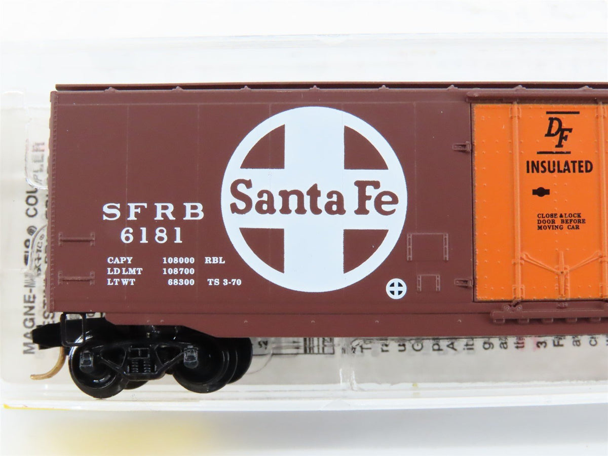 N Scale Micro-Trains MTL 32050/4 SFRB Santa Fe Railroad 50&#39; Box Car #6181