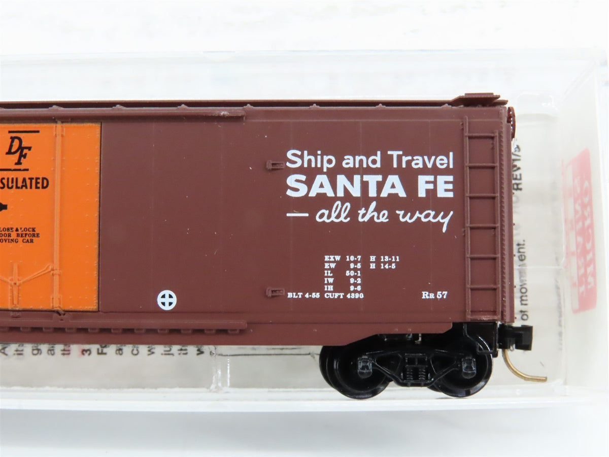 N Scale Micro-Trains MTL 32050/4 SFRB Santa Fe Railroad 50&#39; Box Car #6181