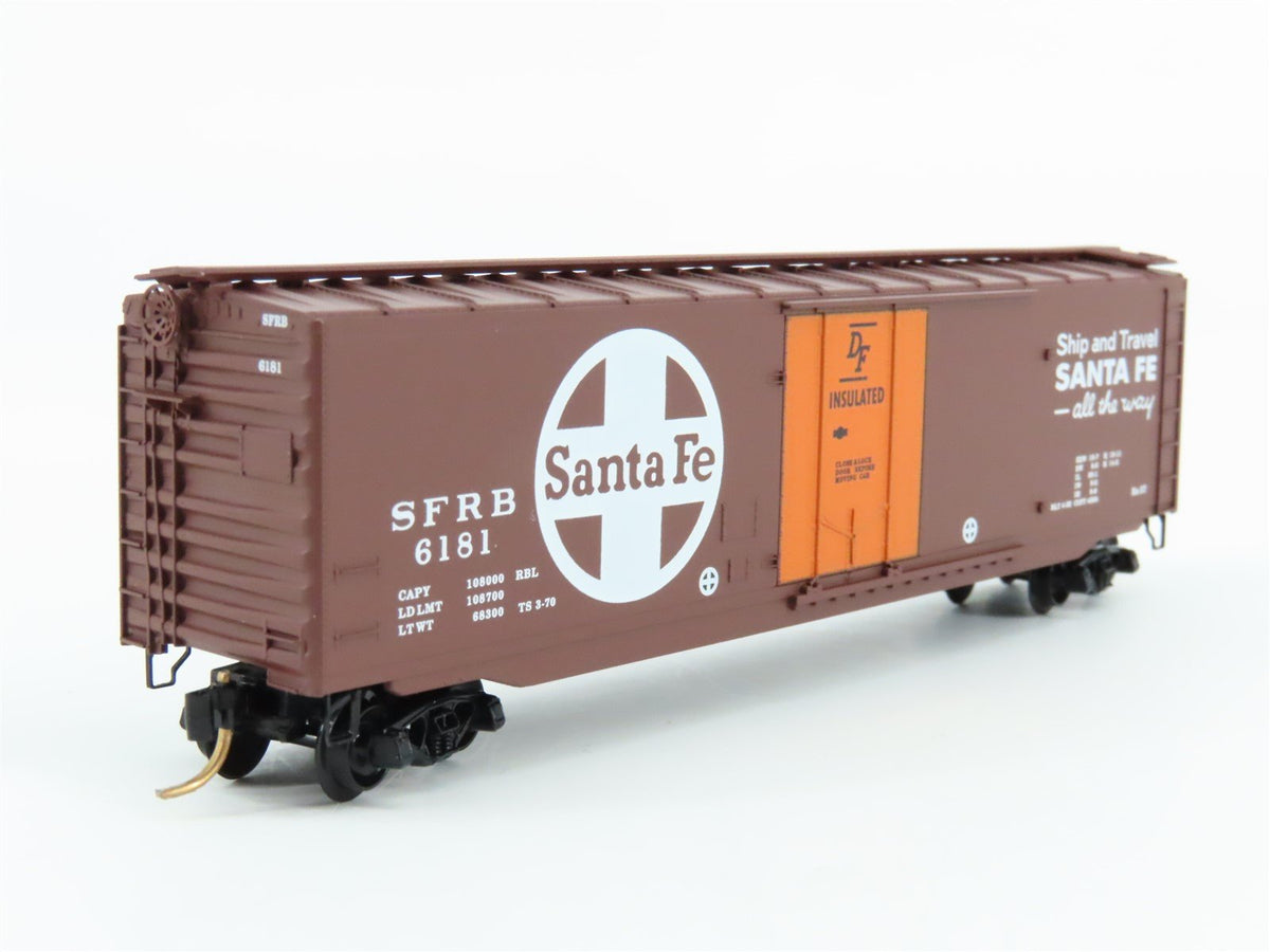 N Scale Micro-Trains MTL 32050/4 SFRB Santa Fe Railroad 50&#39; Box Car #6181
