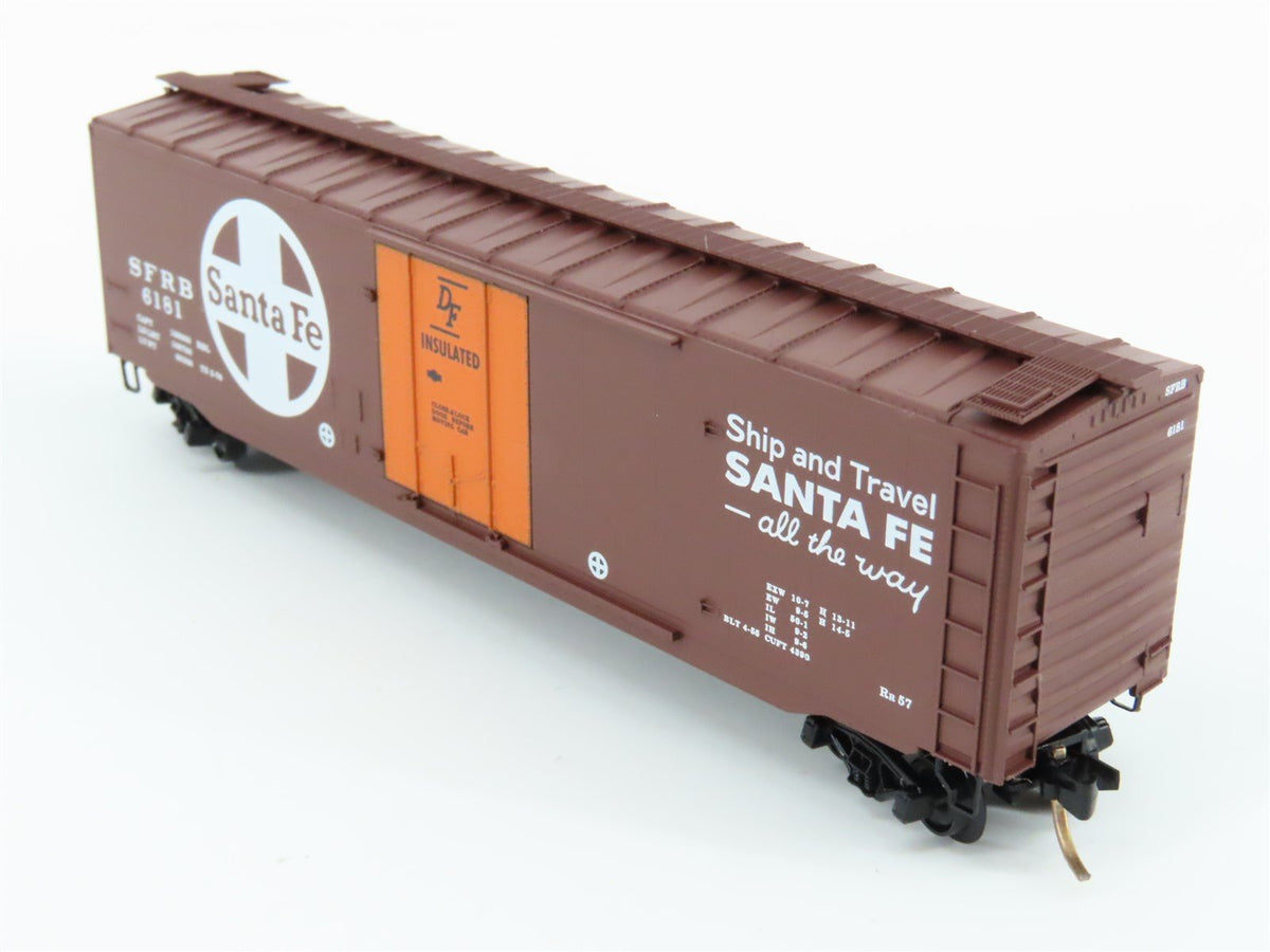 N Scale Micro-Trains MTL 32050/4 SFRB Santa Fe Railroad 50&#39; Box Car #6181