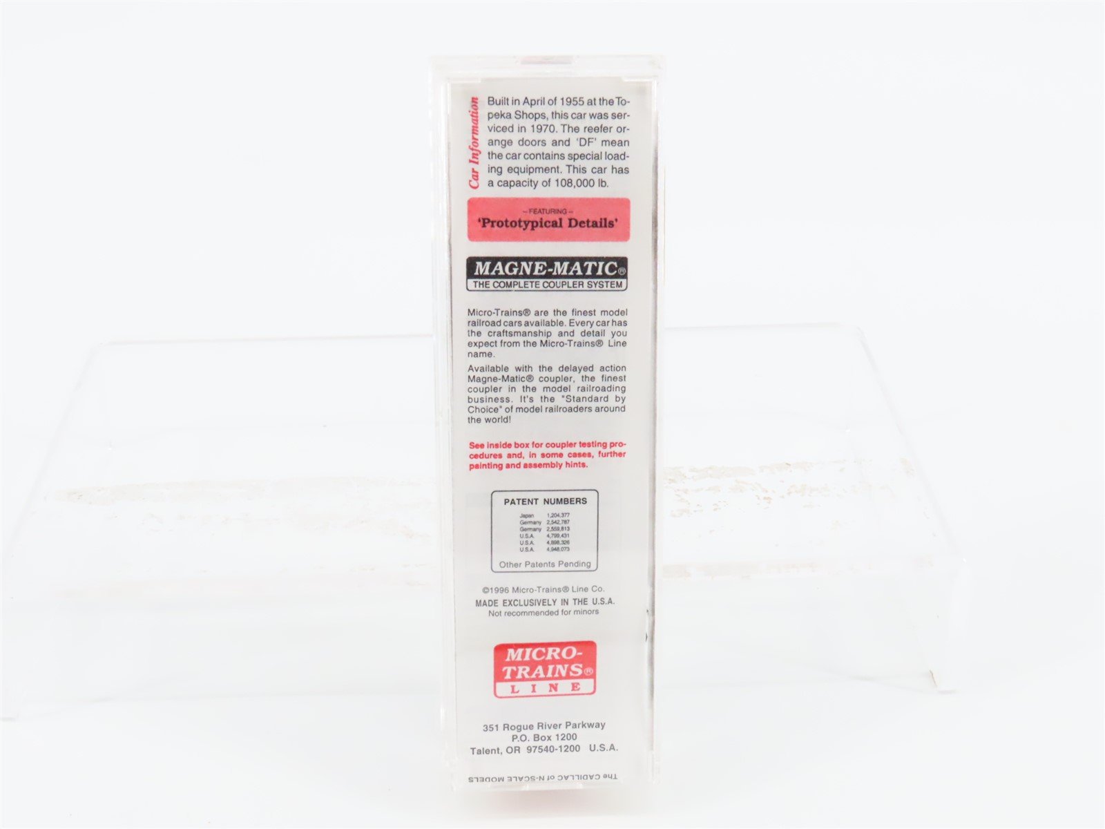 N Scale Micro-Trains MTL 32050/3 SFRB Santa Fe Railroad 50' Box Car #6172