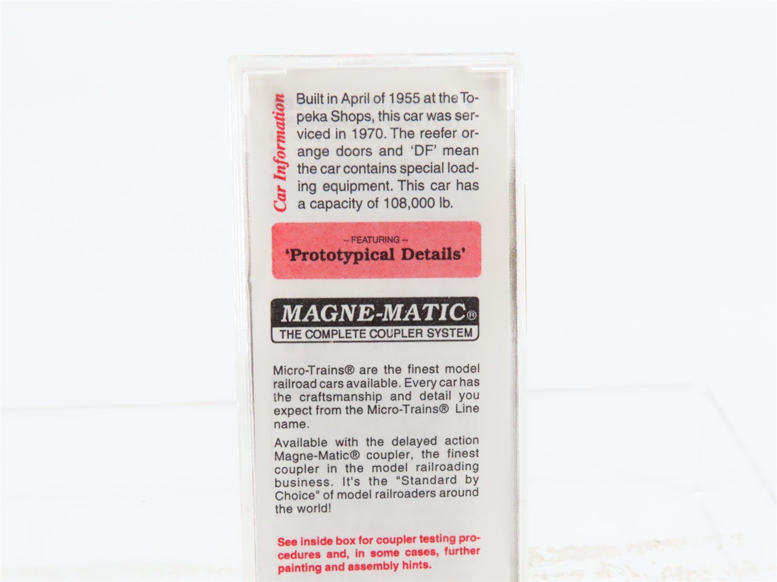 N Scale Micro-Trains MTL 32050/3 SFRB Santa Fe Railroad 50' Box Car #6172