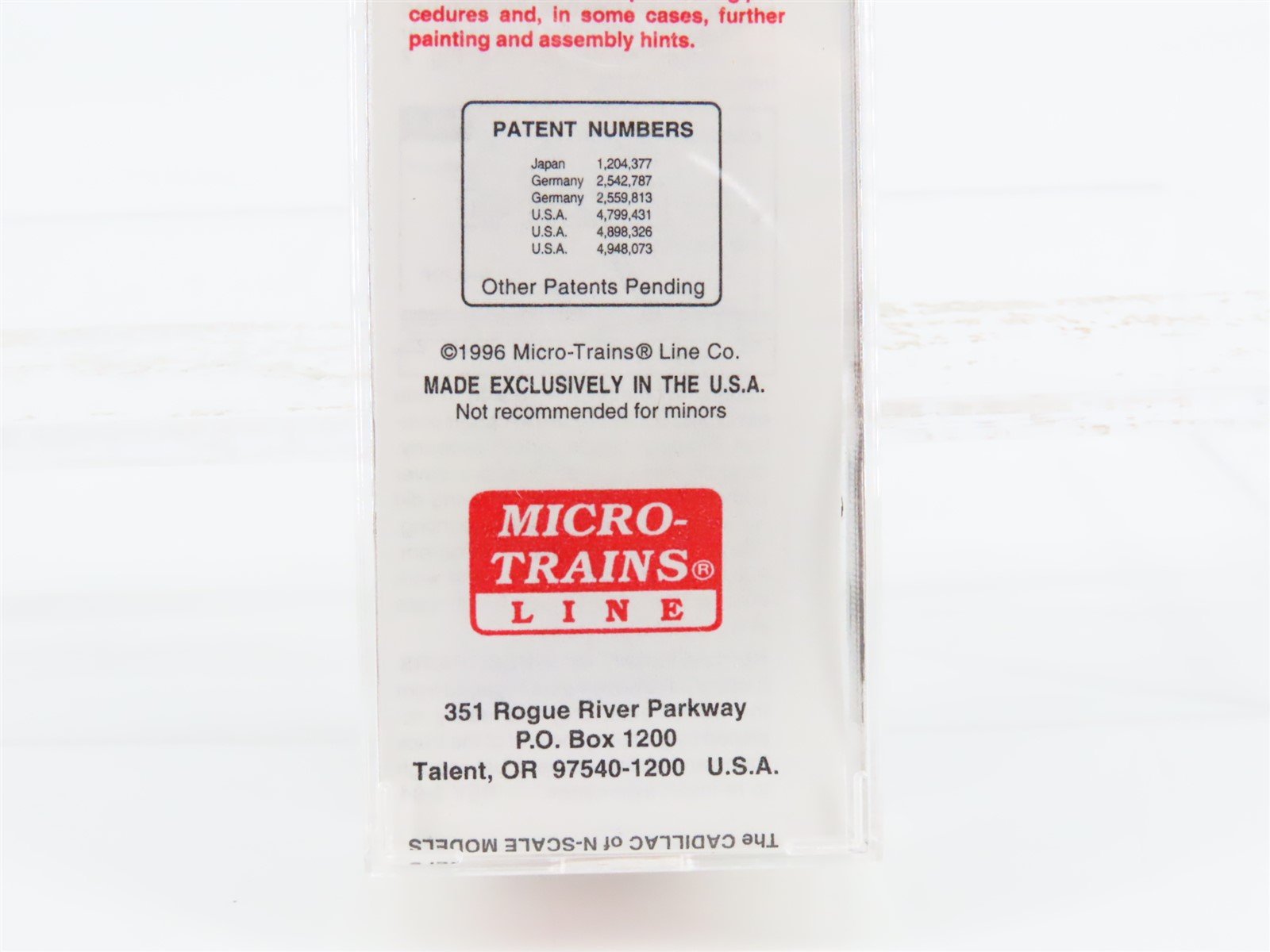 N Scale Micro-Trains MTL 32050/3 SFRB Santa Fe Railroad 50' Box Car #6172