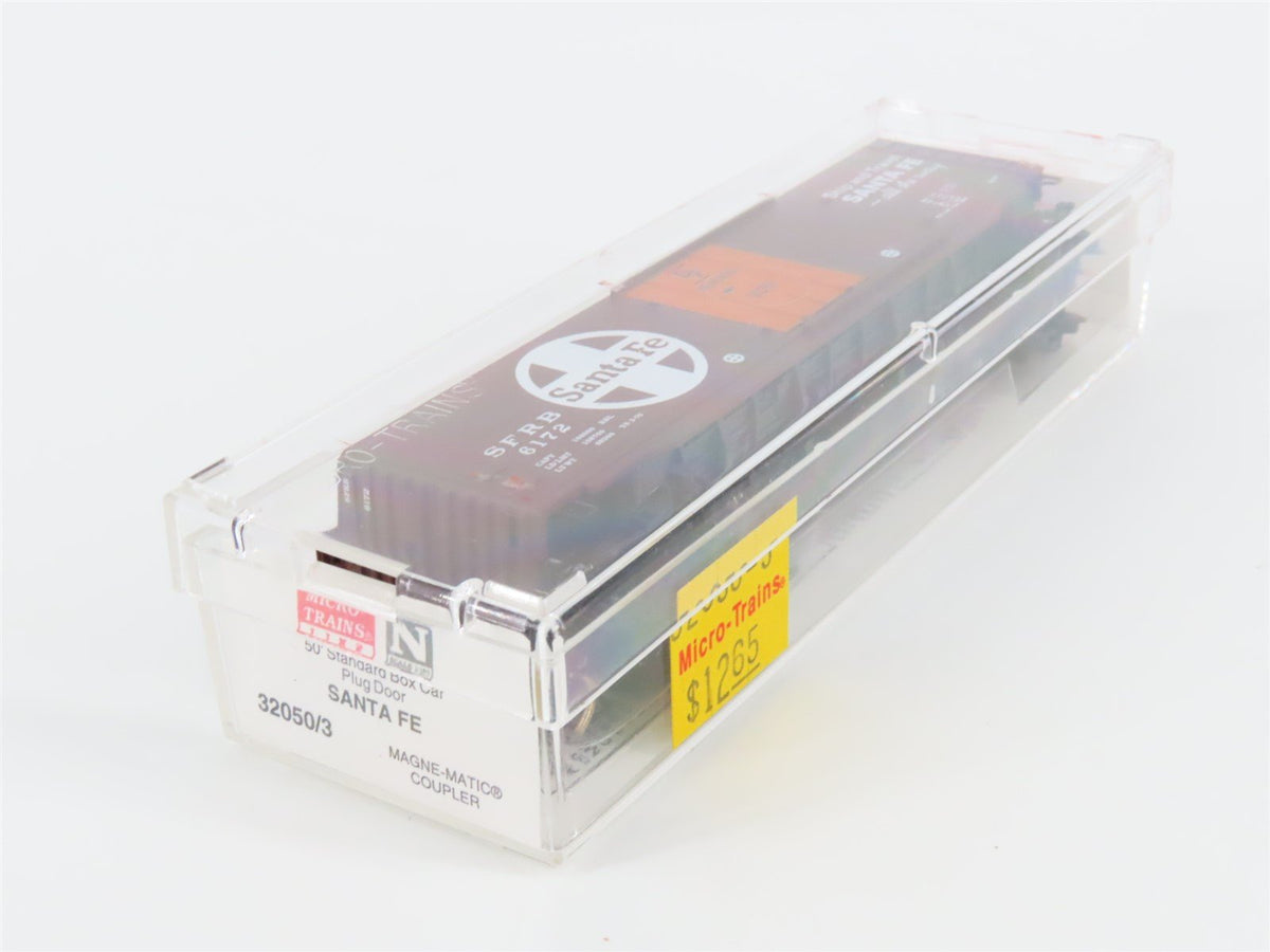 N Scale Micro-Trains MTL 32050/3 SFRB Santa Fe Railroad 50&#39; Box Car #6172