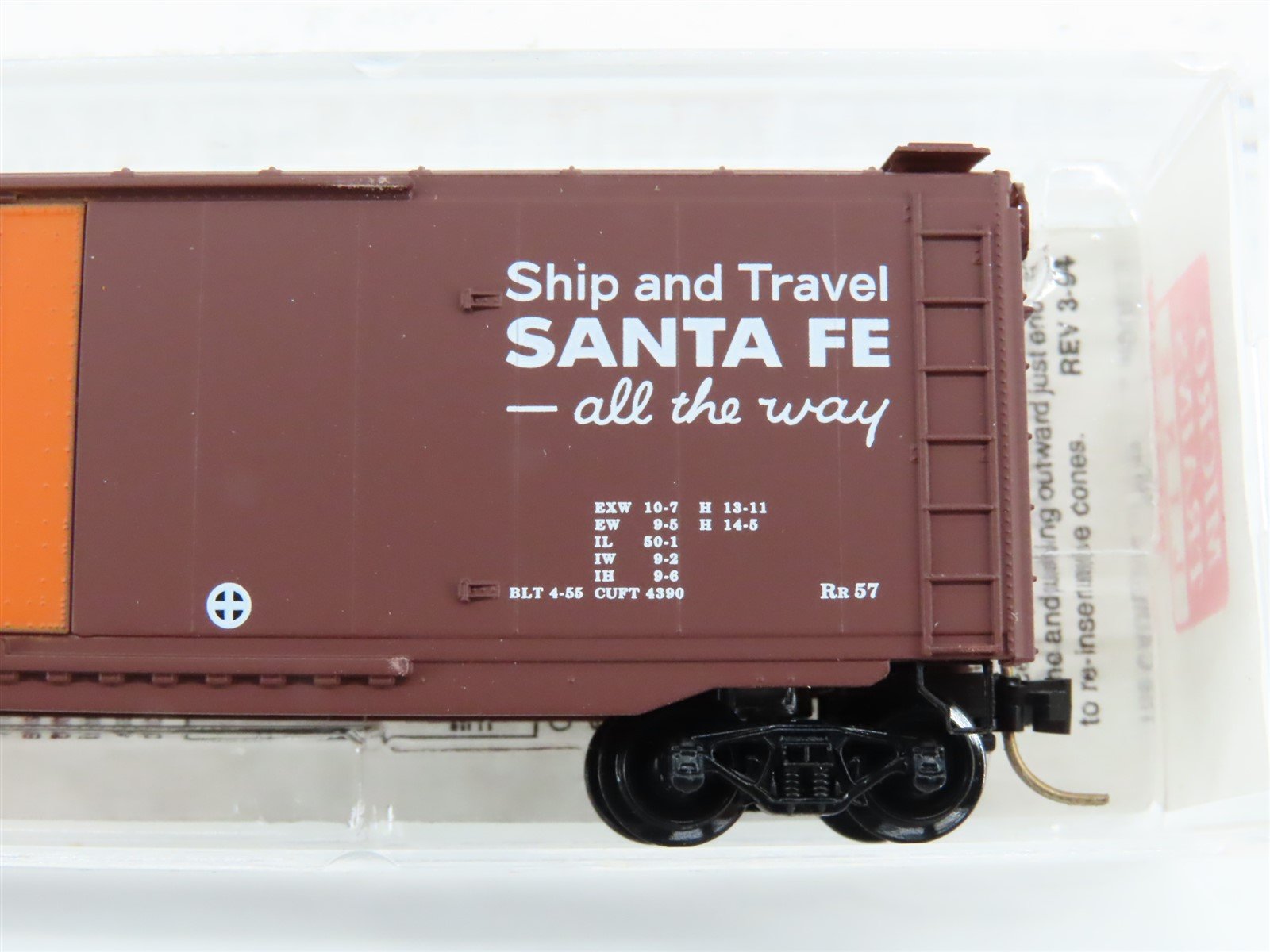 N Scale Micro-Trains MTL 32050/2 SFRB Santa Fe Railroad 50' Box Car #6160