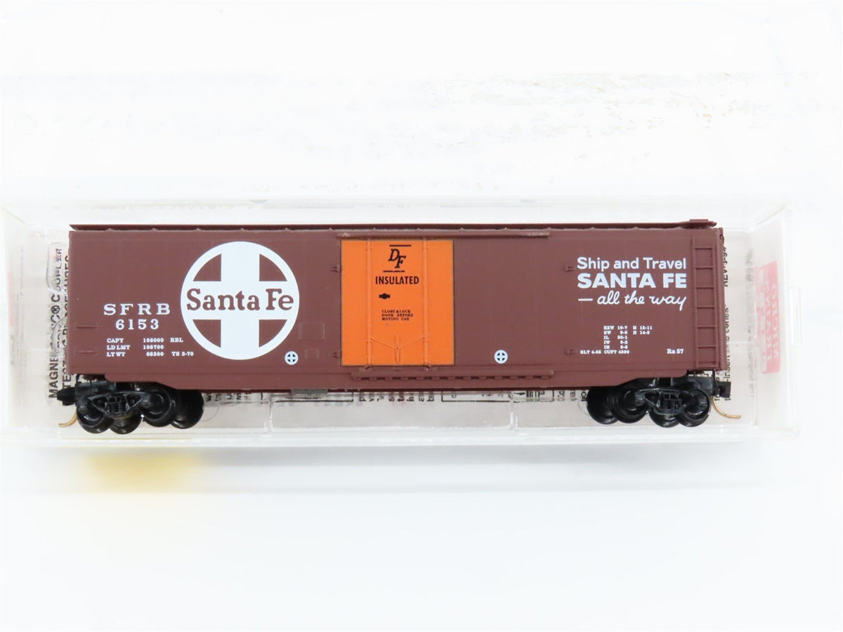 N Scale Micro-Trains MTL 32050/1 SFRB Santa Fe Railroad 50&#39; Box Car #6153