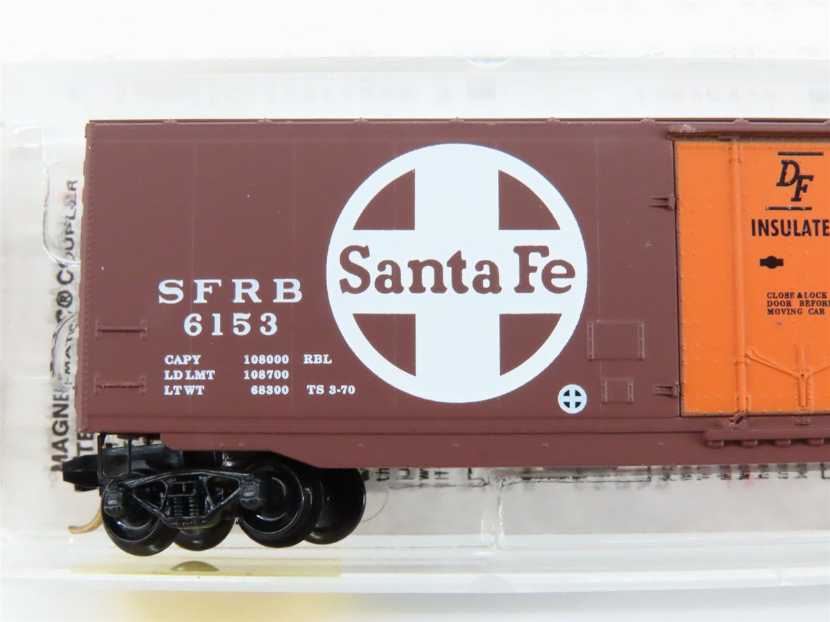 N Scale Micro-Trains MTL 32050/1 SFRB Santa Fe Railroad 50&#39; Box Car #6153