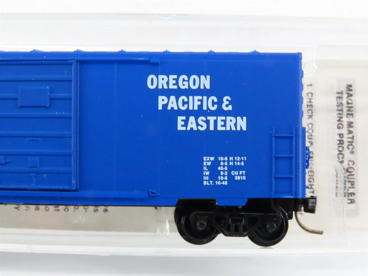 N Scale Micro-Trains MTL 24110 OP&amp;E Oregon Pacific &amp; Eastern 40&#39; Box Car #1032