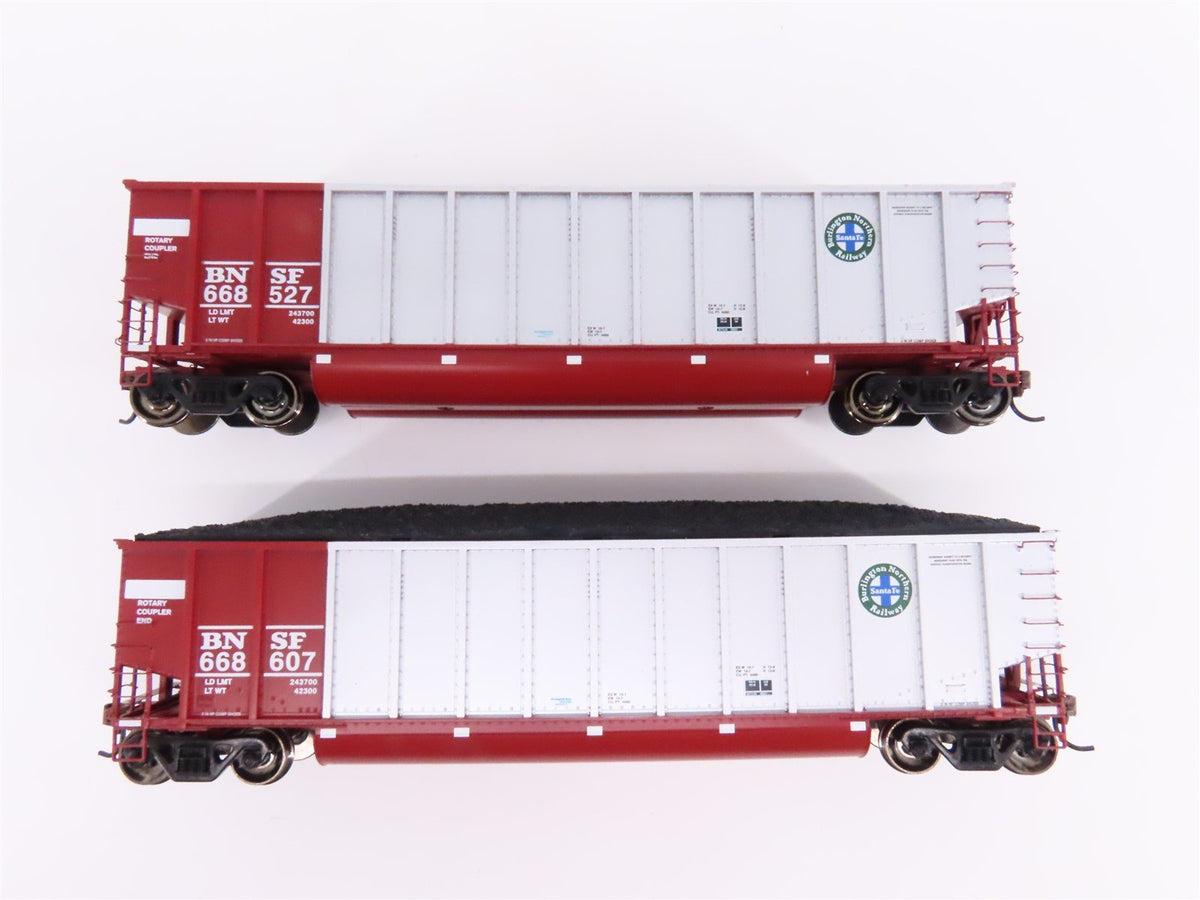 HO Scale Athearn ATH97479 BNSF Railway BethGon Coalporters 5-Car Set w/ Load