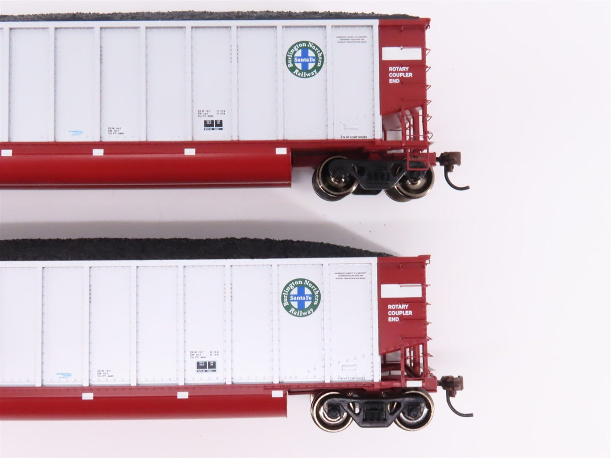 HO Scale Athearn ATH97479 BNSF Railway BethGon Coalporters 5-Car Set w/ Load