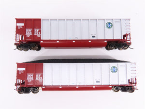 HO Scale Athearn ATH97479 BNSF Railway BethGon Coalporters 5-Car Set w/ Load