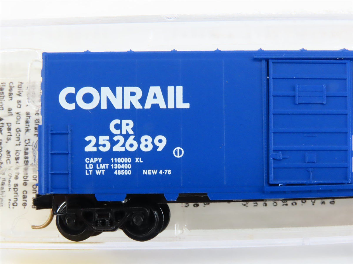 N Scale Micro-Trains MTL 24130 CR Conrail Railroad 40&#39; Box Car #252689