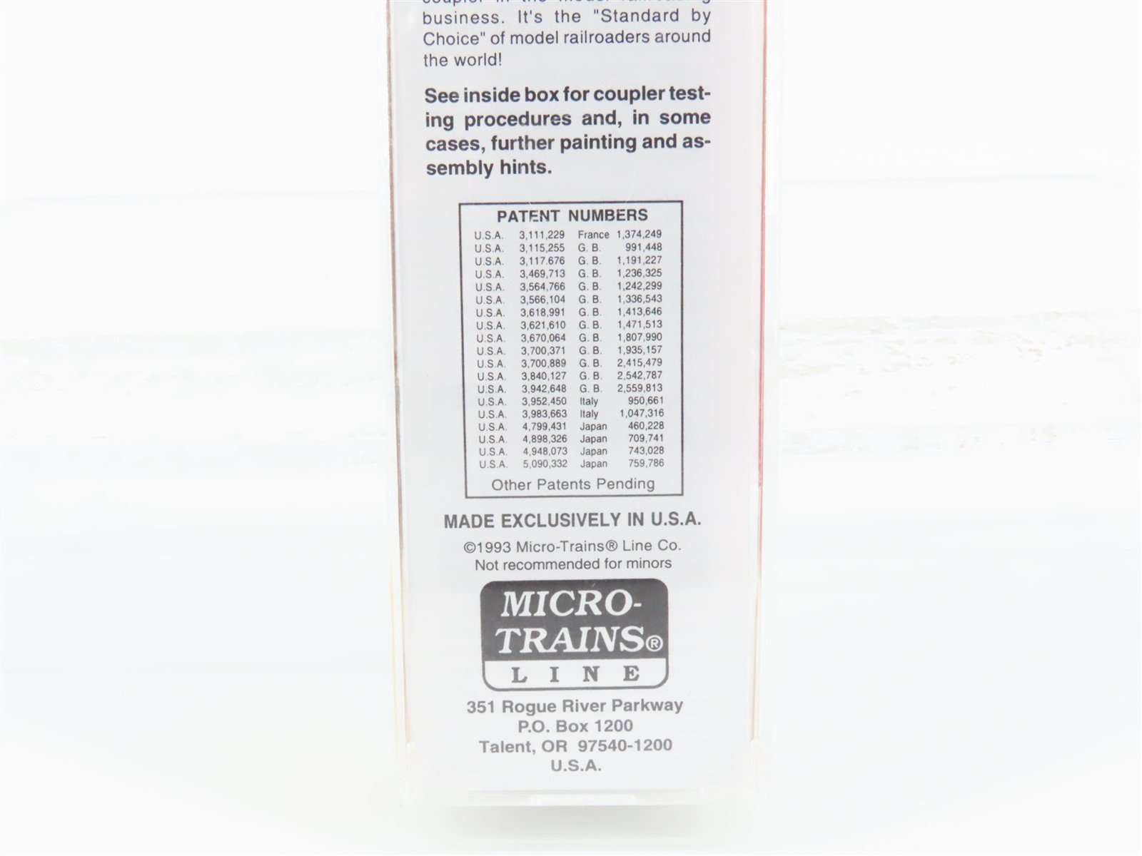 N Scale Micro-Trains MTL 24240 GM&O Gulf Mobile & Ohio 40' Box Car #21583