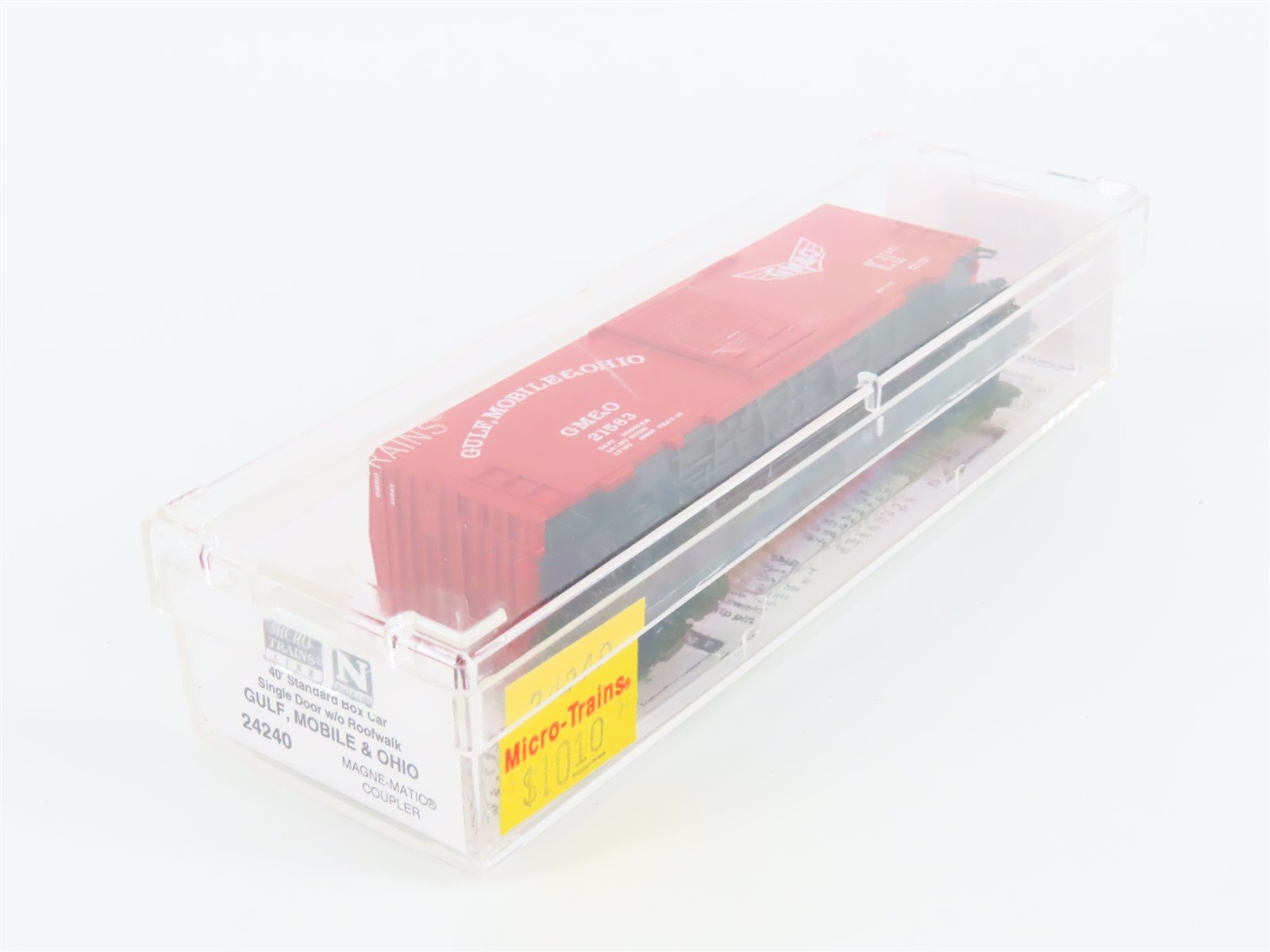 N Scale Micro-Trains MTL 24240 GM&O Gulf Mobile & Ohio 40' Box Car #21583