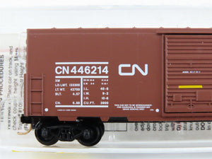 N Scale Micro-Trains MTL 24280 CN Canadian National Railroad 40' Box Car #446214