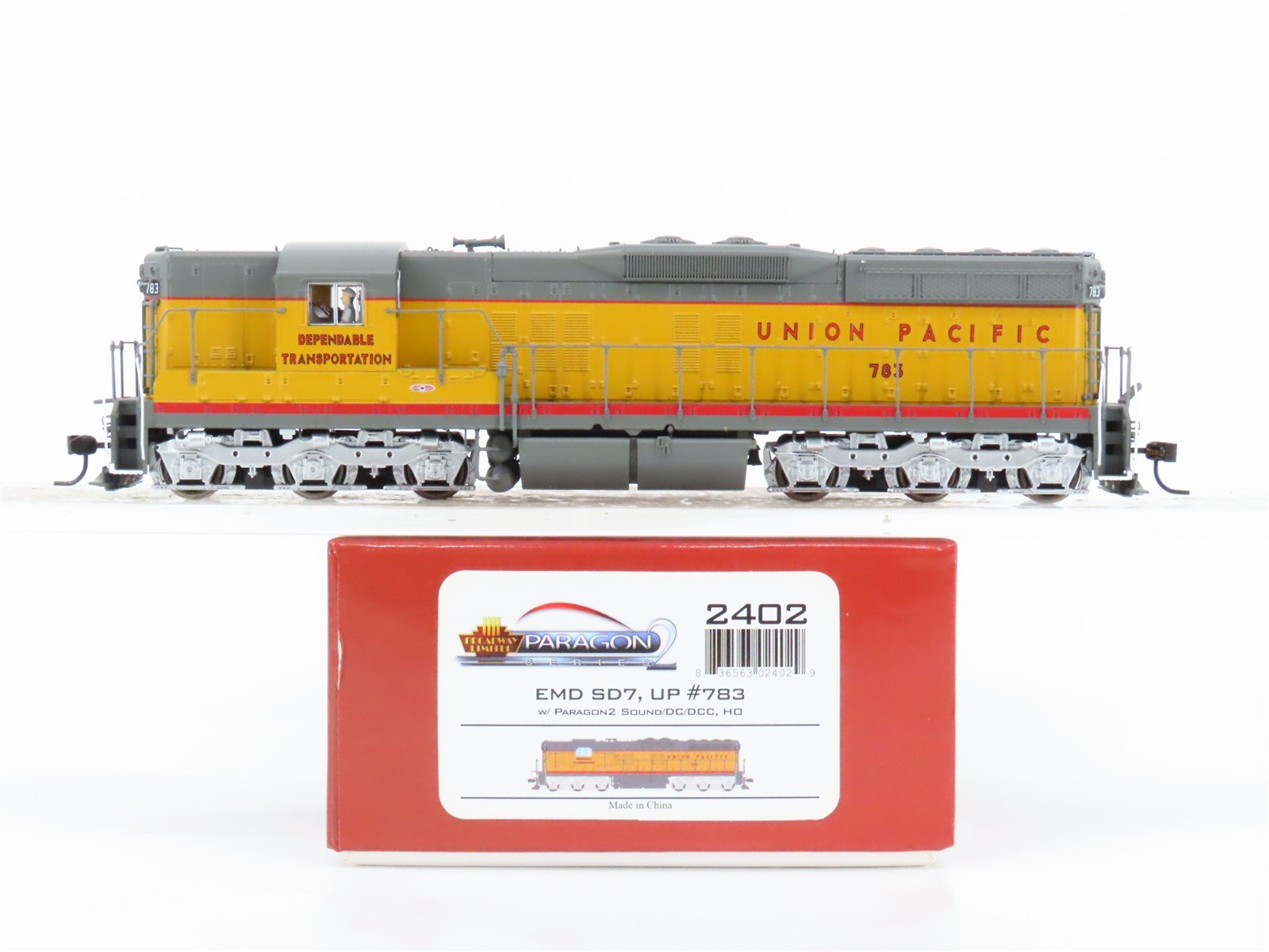 HO Scale Broadway Limited BLI 2402 UP Railway SD7 Diesel Loco #783 w/DCC & Sound